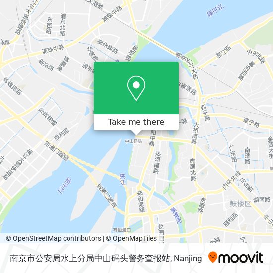 南京市公安局水上分局中山码头警务查报站 map