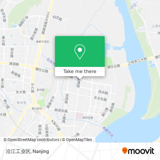 沿江工业区 map