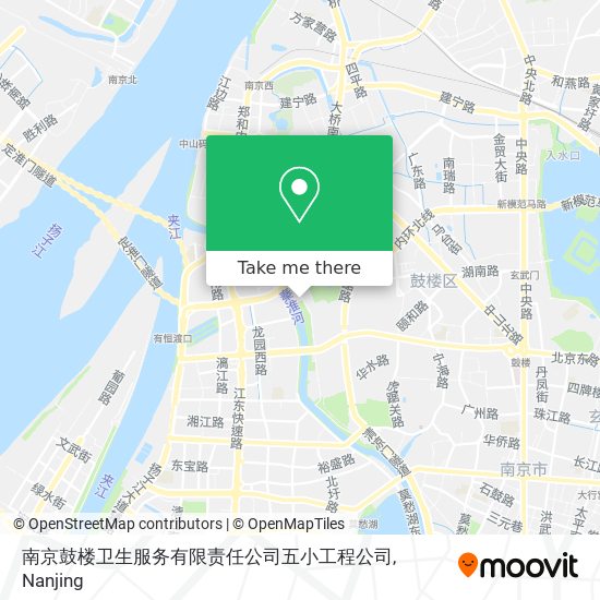 南京鼓楼卫生服务有限责任公司五小工程公司 map