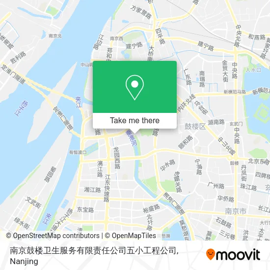 南京鼓楼卫生服务有限责任公司五小工程公司 map