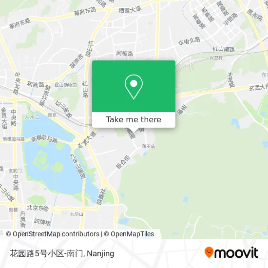 花园路5号小区-南门 map