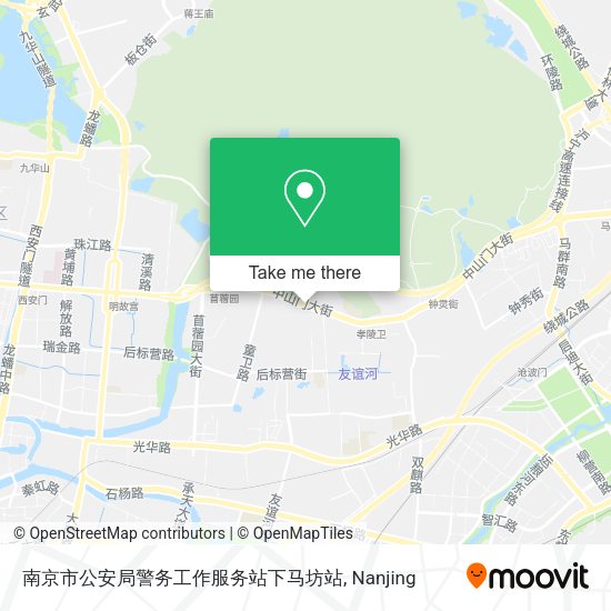 南京市公安局警务工作服务站下马坊站 map