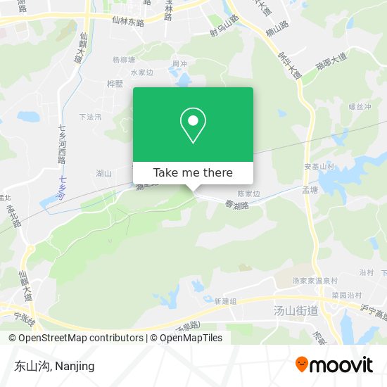 东山沟 map
