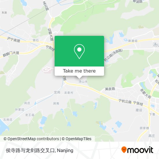侯寺路与龙剑路交叉口 map