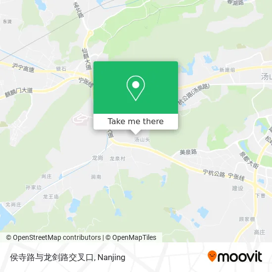 侯寺路与龙剑路交叉口 map