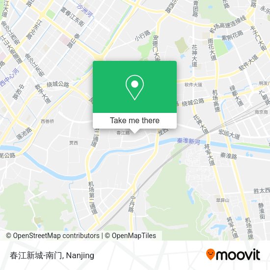 春江新城-南门 map