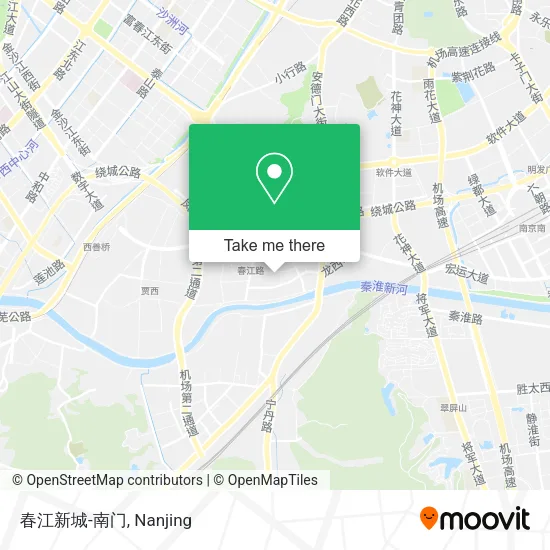 春江新城-南门 map