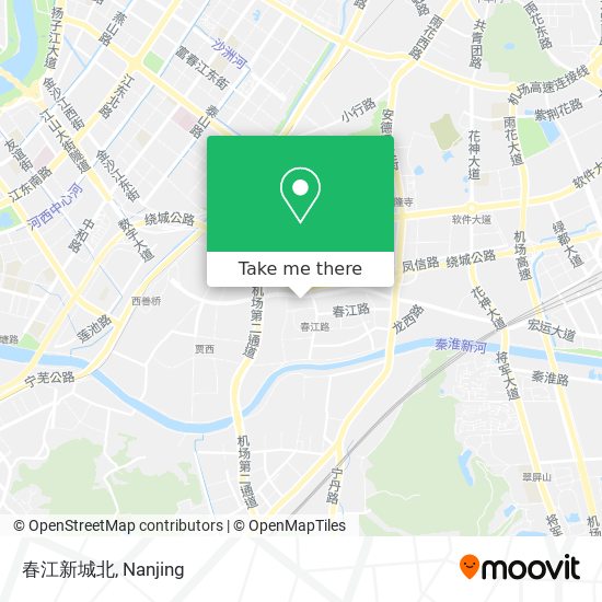 春江新城北 map