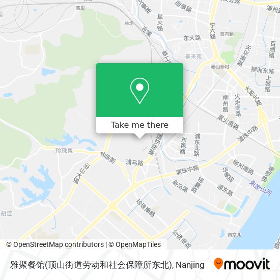 雅聚餐馆(顶山街道劳动和社会保障所东北) map