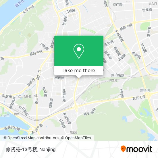 修贤苑-13号楼 map