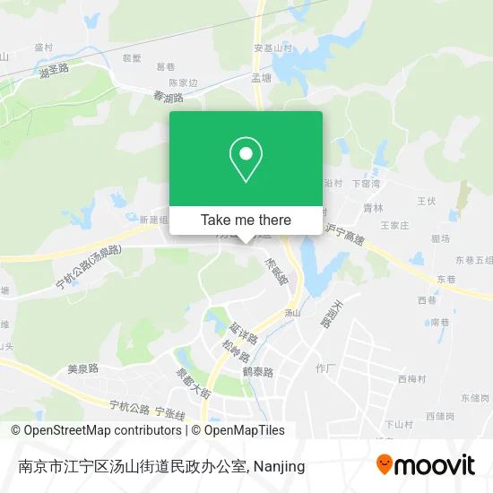 南京市江宁区汤山街道民政办公室 map