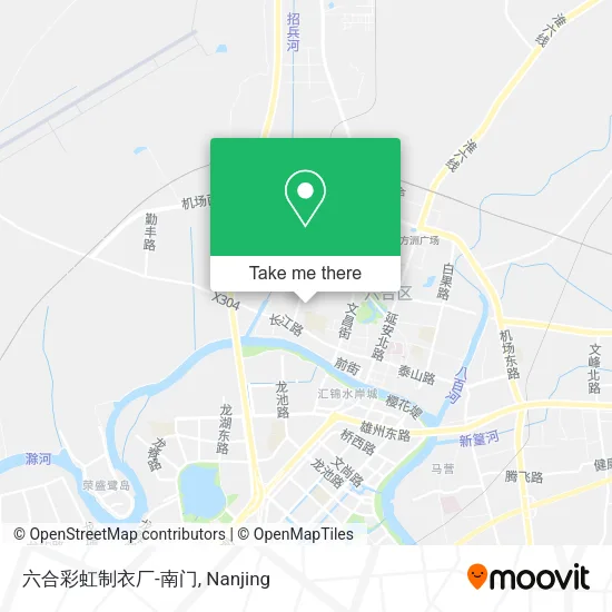 六合彩虹制衣厂-南门 map