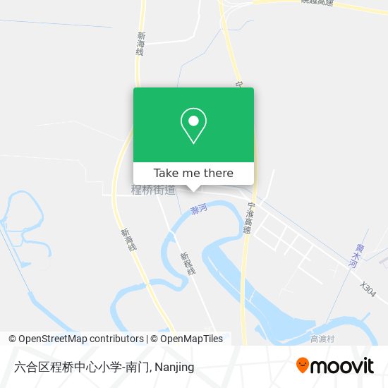 六合区程桥中心小学-南门 map