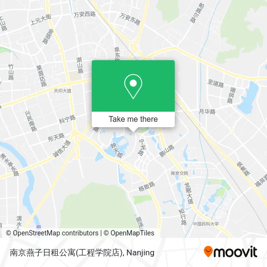 南京燕子日租公寓(工程学院店) map