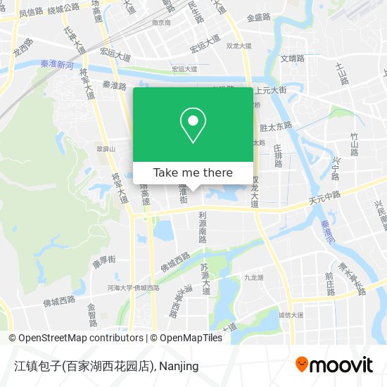 江镇包子(百家湖西花园店) map