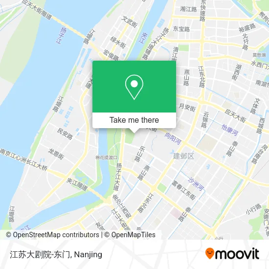 江苏大剧院-东门 map