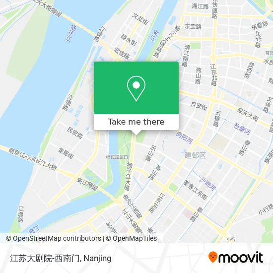 江苏大剧院-西南门 map