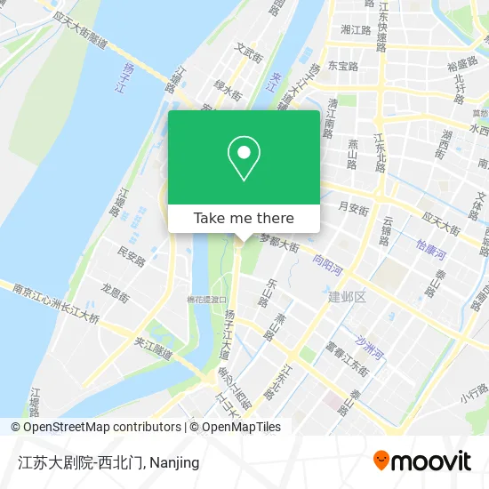 江苏大剧院-西北门 map