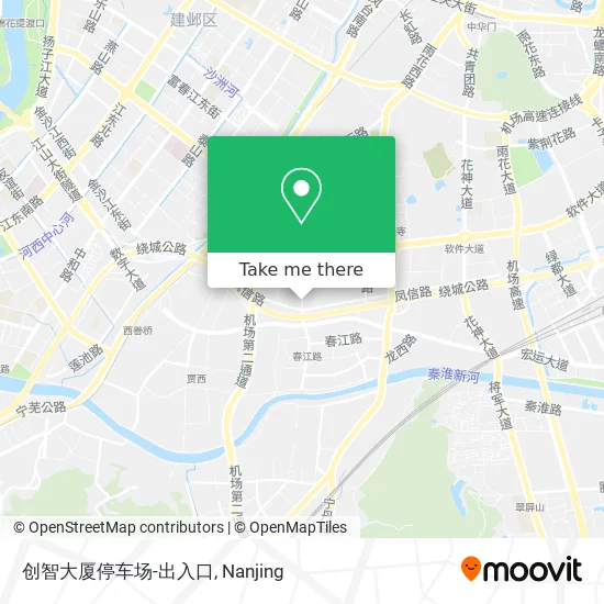 创智大厦停车场-出入口 map