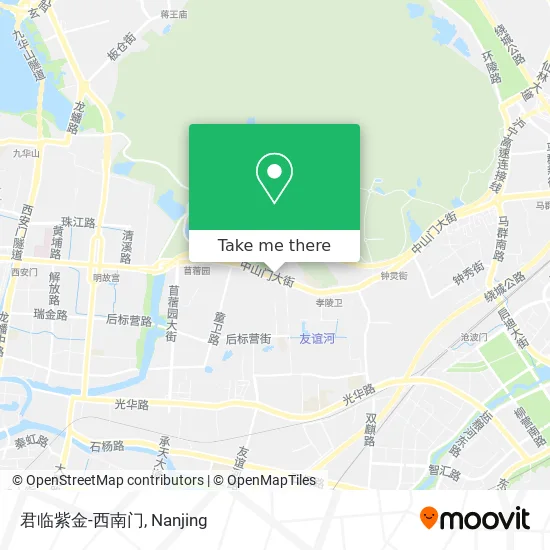 君临紫金-西南门 map