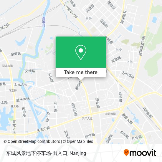 东城风景地下停车场-出入口 map