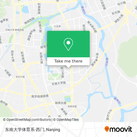 How To Get To 东南大学体育系 西门in 江宁区by Bus Or Metro