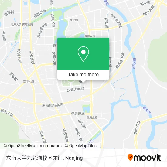 东南大学九龙湖校区东门 map