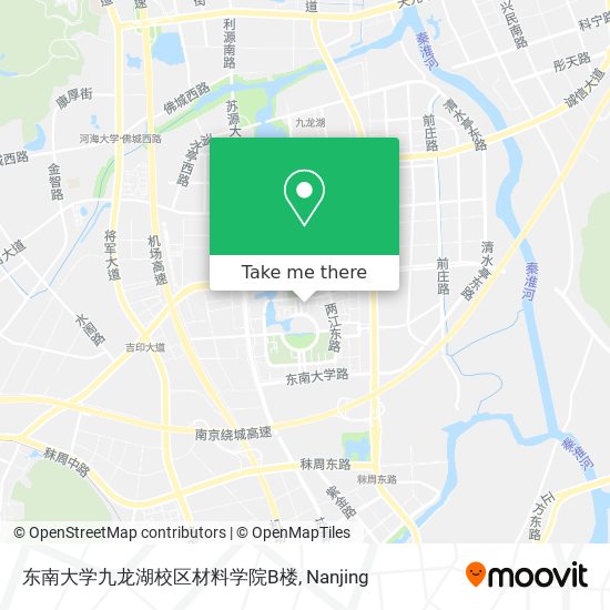 东南大学九龙湖校区材料学院B楼 map