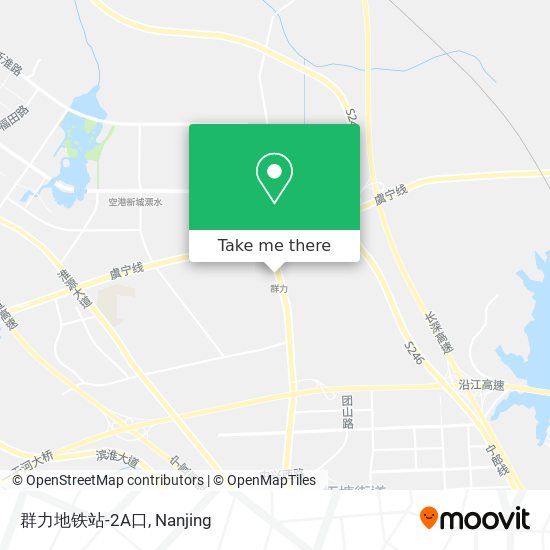 群力地铁站-2A口 map