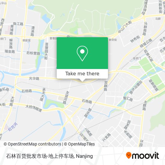 石林百货批发市场-地上停车场 map