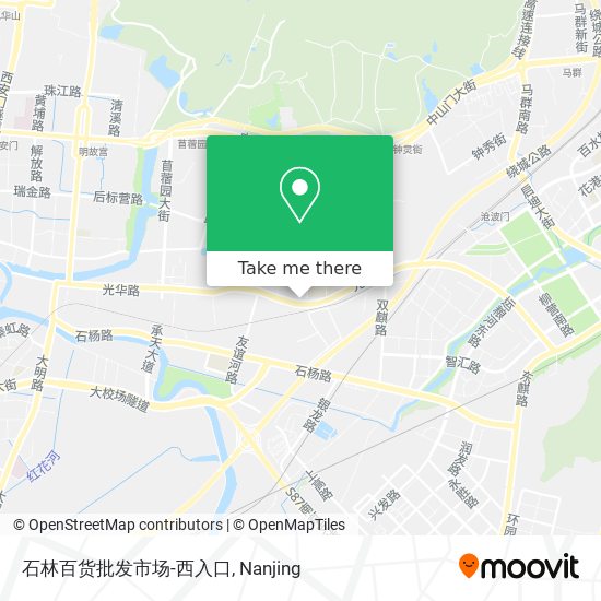 石林百货批发市场-西入口 map