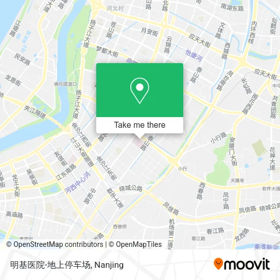 明基医院-地上停车场 map