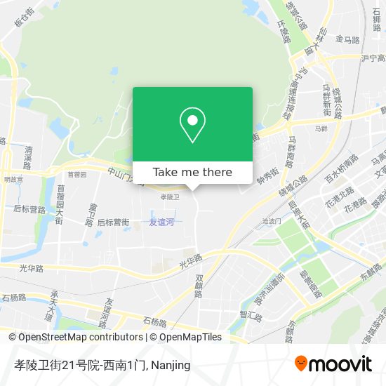 孝陵卫街21号院-西南1门 map