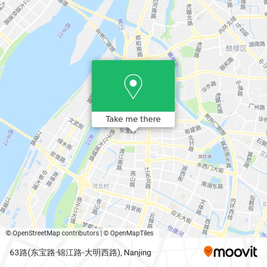 63路(东宝路·锦江路-大明西路) map