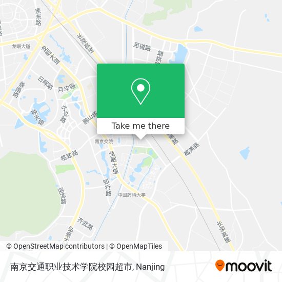 南京交通职业技术学院校园超市 map