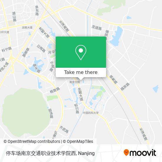 停车场南京交通职业技术学院西 map