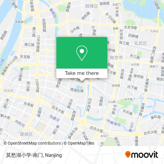莫愁湖小学-南门 map