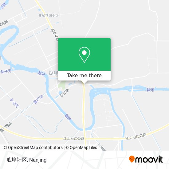 瓜埠社区 map