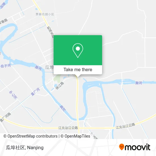 瓜埠社区 map