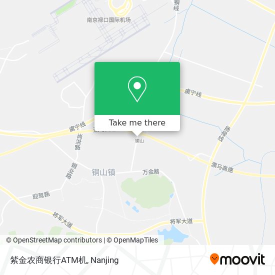 紫金农商银行ATM机 map