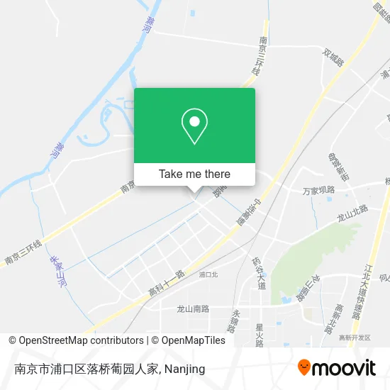 南京市浦口区落桥葡园人家 map