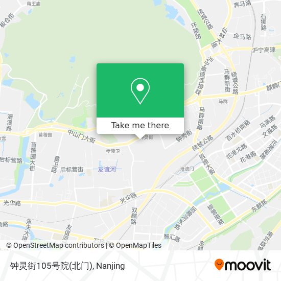 钟灵街105号院(北门) map