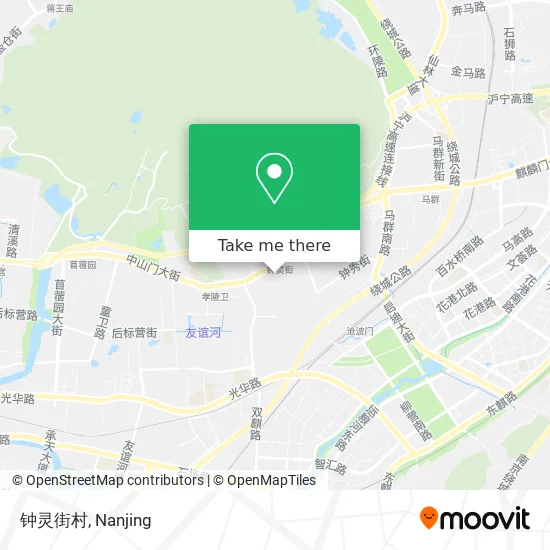 钟灵街村 map