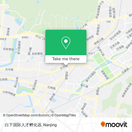 白下国际人才孵化器 map