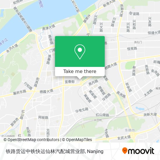 铁路货运中铁快运仙林汽配城营业部 map