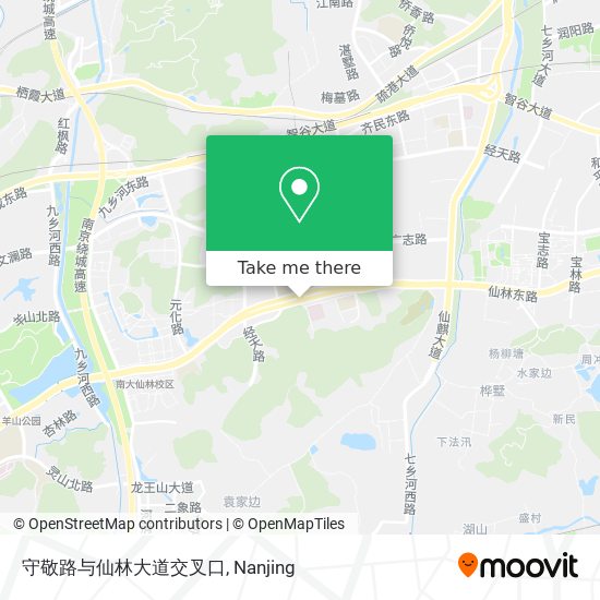 守敬路与仙林大道交叉口 map