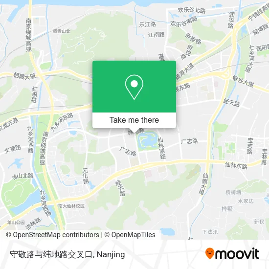 守敬路与纬地路交叉口 map