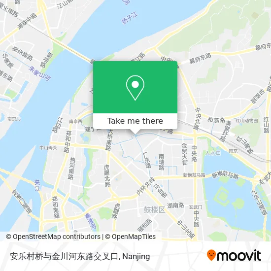 安乐村桥与金川河东路交叉口 map