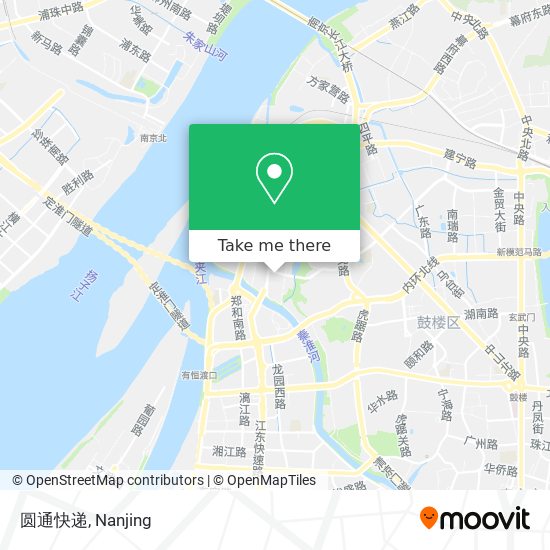 圆通快递 map