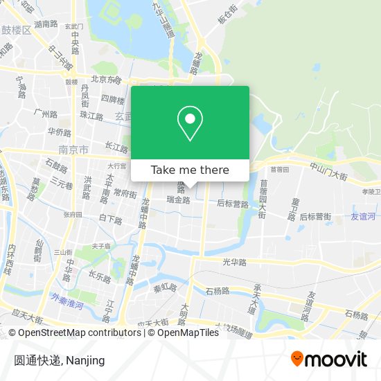 圆通快递 map